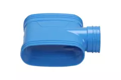 Wavin Ventiza Ramo T in PVC ovale 195x80 mm M/M/M