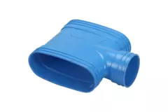 Wavin Ventiza Ramo T in PVC ovale 195x80 mm M/M/M