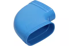 Wavin Ventiza Curva 90 gradi PVC ovale 195x80 mm orizzontale M/M