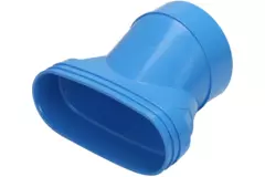 Wavin Ventiza Transizione PVC ovale 195x80 mm a 125 mm eccentrico M/S