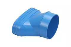 Wavin Ventiza Transizione PVC ovale 195x80 mm a 125 mm eccentrico M/S