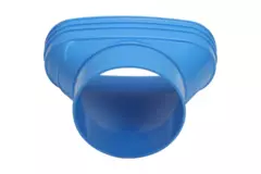Wavin Ventiza Transizione PVC ovale 195x80 mm a 125 mm eccentrico M/S