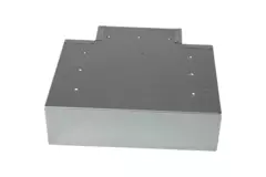 Raccordo a T (angolato) 90 gradi 170x80 mm - 170x80 mm per canna fumaria