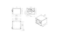 Ventilatore tubolare 315 mm isolato - ISORX 315 EC K 01