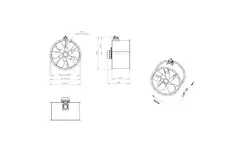 Ventilatore assiale da 1000 mm - AL 1000 D6 03 CFG
