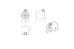 Ventilatore assiale da 315 mm - AL 315 D2 01 CFG