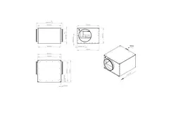 Ventilatore tubolare isolato 450 mm - ISOR 450 EC K 01