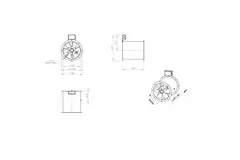 Ventilatore assiale per fumi da 315 mm canalizzato F300- AL 315 D4 F3 01 CFG