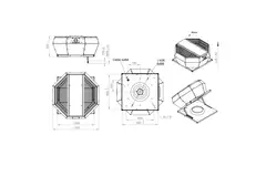 Controllo pressione costante verticale del ventilatore da tetto - DVA 355 EC O CRK 01