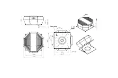 Controllo pressione costante verticale del ventilatore da tetto - DVA 400 EC O CRK 02