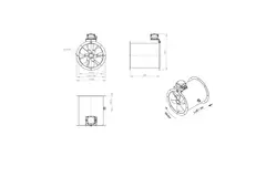 Ventilatore assiale da 315 mm - AL 315 D42U 01 CFG
