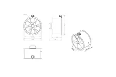 Ventilatore assiale da 710 mm - AL 710 D4 03 CFG