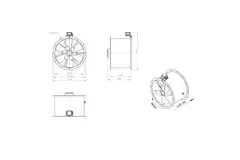 Ventilatore assiale da 630 mm - AL 630 D6 02 CFG