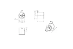Ventilatore assiale per fumi da 315 mm canalizzato F300- AL 315 D42U F3 02 CFG