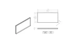 Pezzo di collegamento flessibile 2100 x 1000 - VS 210100