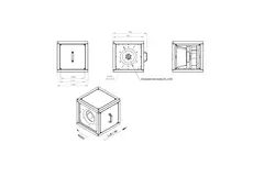 Motore ventilatore box flusso d'aria esterno - MPC T 315 D2 I K 01