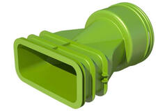 Ubbink Air Excellent 48C adattatore AE55SC 180°