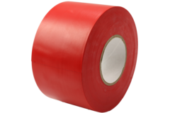 Nastro in PVC rosso largo 50 mm - rotolo 33 m