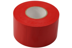Nastro in PVC rosso largo 50 mm - rotolo 33 m