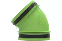 Giunto Duco 45° con guarnizione in gomma D160/D160 (M/M)