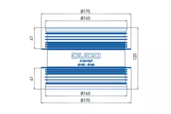 Giunto Duco con gomma D160-D160 (M/M)