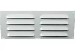 Griglia a fessura rettangolare in metallo 260x105 bianca - MR26105