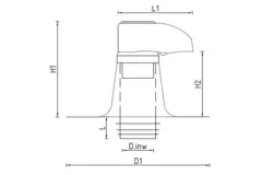 Passaggio tubazioni 3000 DW 140 mm con PVC
