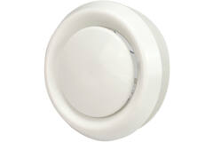 Valvola di ventilazione 125 mm di mandata e scarico con molle a frizione - DAV-C125