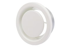 Valvola di scarico aria 100 mm con molle in metallo - EAV-C100 RAL9010