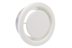 Valvola di scarico aria 80 mm con molle metalliche - EAV-C80 RAL9010