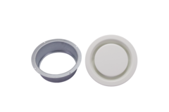 Valvola di scarico aria 80 mm con molle metalliche - EAV-C80 RAL9010