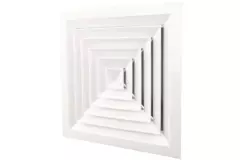 Diffusore a lamelle da soffitto con distribuzione dell’aria a 4 vie - MDCD4-150/295