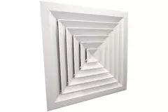 Diffusore a lamelle da soffitto con distribuzione dell’aria a 4 vie - MDCD4-150/295