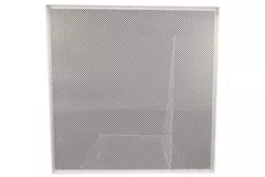 Pannello perforato per controsoffitti 600 x 600 mm da inserire in controsoffitti modulari - RAL9010