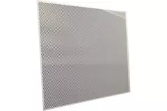 Pannello perforato per controsoffitti 600 x 600 mm da inserire in controsoffitti modulari - RAL9010