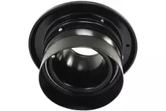 Diffusore a getto 125mm Montaggio a parete e soffitto  RAL 9005
