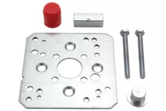 Kit attuatore elettrico per serrande tagliafuoco rettangolari con spessore pala 40 mm - E-FD A KTB