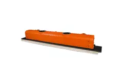 Diffusore a feritoia senza cornice Ergovent 1050 mm con diametro di raccordo 90 mm - modulare - 1 feritoia
