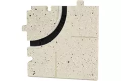 Angolo curvo Ergovent per diffusori modulari a feritoia ad innesto