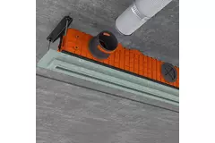 Griglia lineare intonacabile senza cornice Ergovent 1000 mm con diametro di collegamento 75 mm - standard