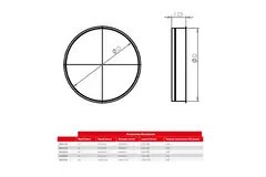 Connettore rotondo flessibile Maxivent per M4512 orizzontale/basso profilo - FC