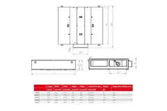 Unità di trattamento aria Maxivent recupero di calore a soffitto con scambiatore in controcorrente 2000 m³/h orizzontale a sinistra - M4020