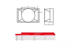 Connettore rotondo Maxivent per M4012 orizzontale - RC