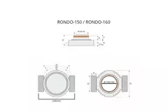 Ergovent valvola di ventilazione incorporata rotonda 160 mm