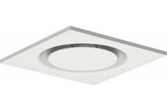 Diffusore a soffitto in acciaio per mandata e scarico 595x595 mm - 200 mm - RAL 9010