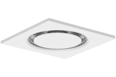 Diffusore a soffitto in acciaio per mandata e scarico 595x595 mm - 200 mm - RAL 9016