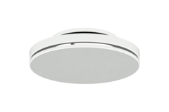 Diffusore a soffitto in acciaio con scarico circolare - 250 mm - RAL 9016