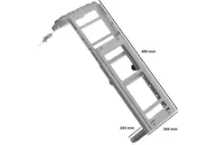 Staffa Midea Portasplit per balcone francese