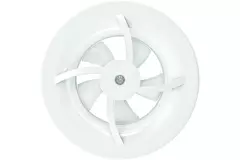 Ventilatore da bagno Solara con termoventilatore - diametro 100 mm - bianco opaco