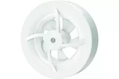 Ventilatore da bagno Solara con termoventilatore - diametro 100 mm - bianco opaco